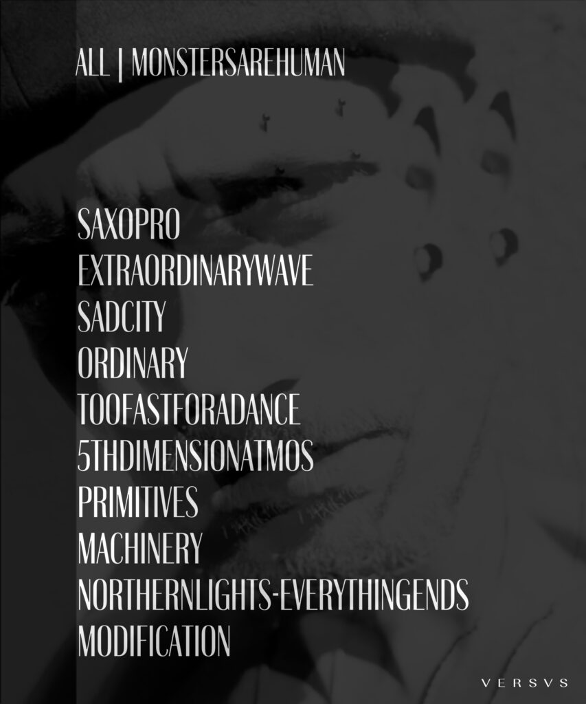 Tracklist All Monsters Are Human by Tommy Warzecha